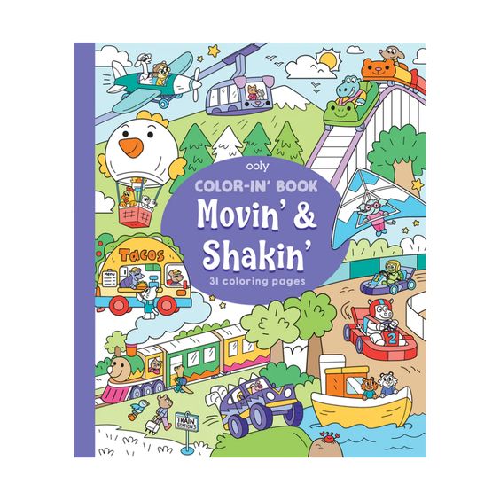 Color-in Movin & Shakin' Coloring Book