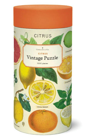 Citrus Vintage 1000 Piece Puzzle - Cavallini & Co.