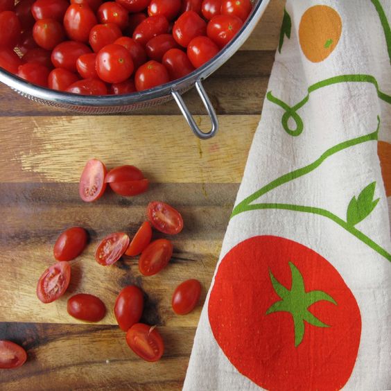 Tomatoes Dish Towel