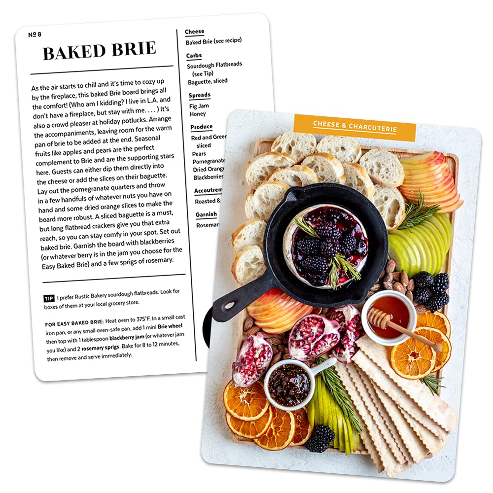 The Cheese Board Deck: 50 Cards for Styling Spreads, Savory and Sweet - Meg Quinn