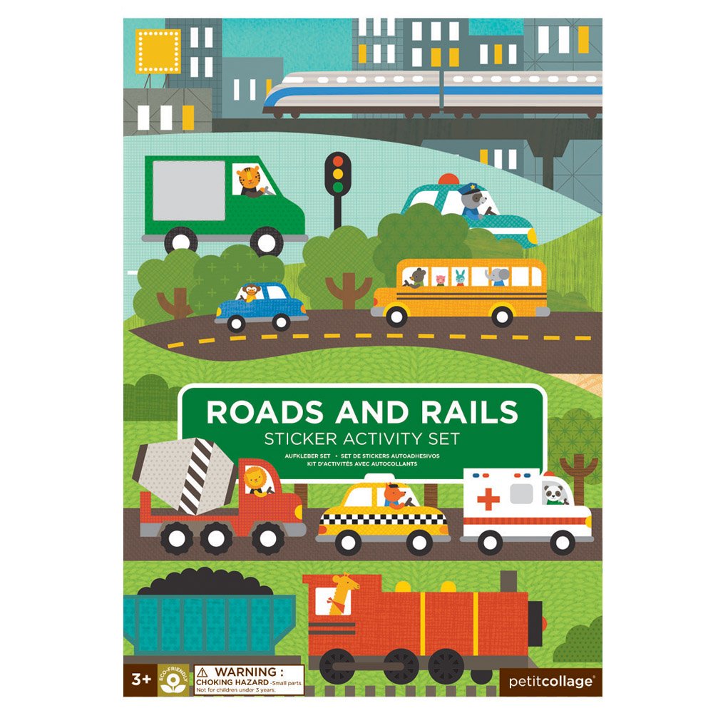 Sticker Activity Set: Roads And Rails