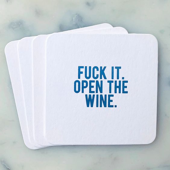 Open the Wine Coasters