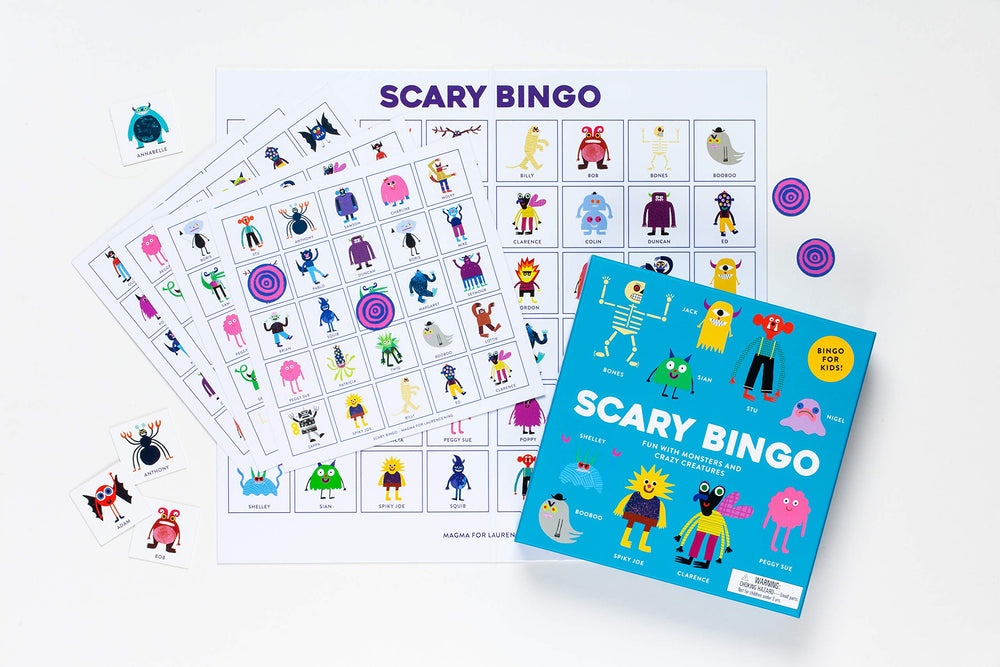 Scary Bingo: Fun with Monsters and Crazy Creatures