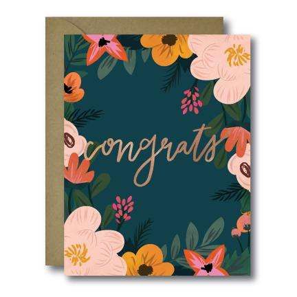 Floral Congratulations Card