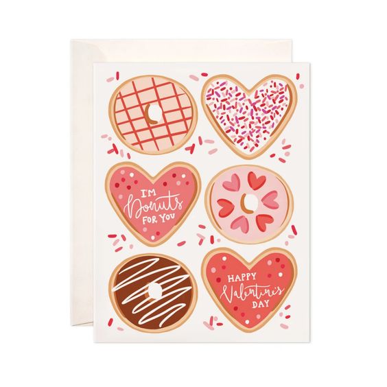 Valentine Donuts Card