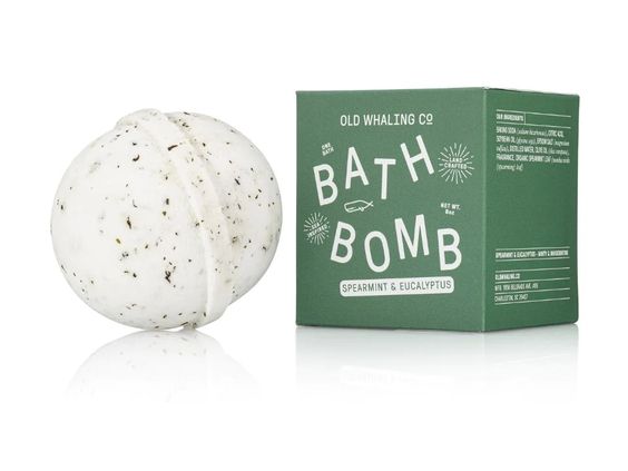 Spearmint & Eucalyptus Bath Bomb - Old Whaling Co.