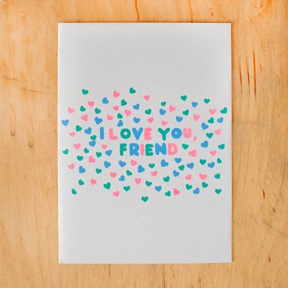 Love Friend Card
