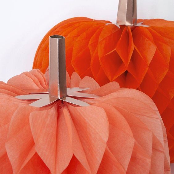 Meri Meri Honeycomb Pumpkins