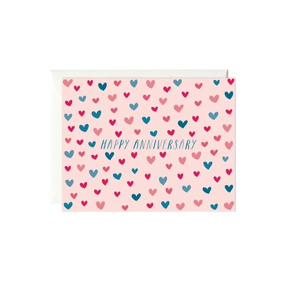 Anniversary Hearts Card