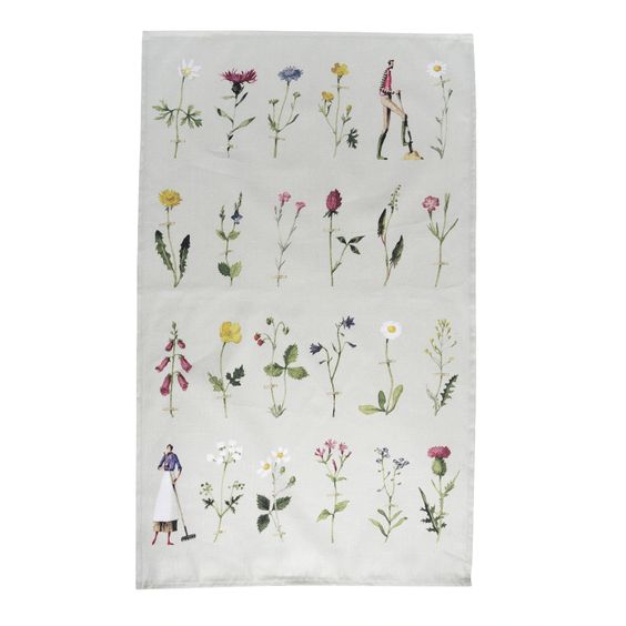 In Bloom Tea Towel - Wild Flowers