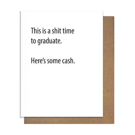 Shit Time to Graduate Card