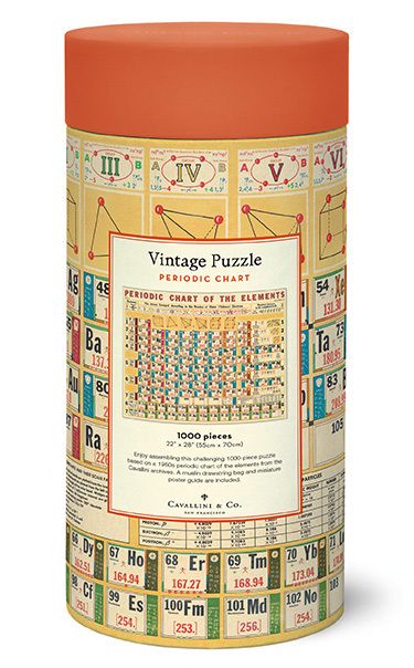 Periodic Table Vintage 1000pc Puzzle